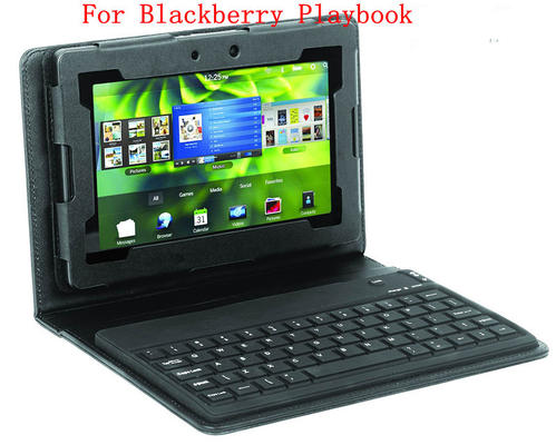 Cassa di cuoio protettiva alla moda della tastiera del silicone dell'unità di elaborazione Bluetooth per il CE del playbook di Blackberry