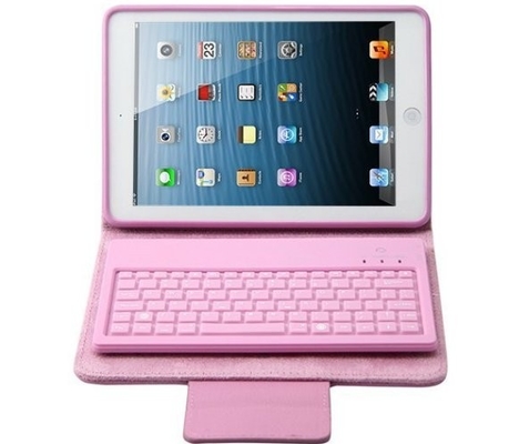 Casse rosa della tastiera della compressa di Bluetooth per Ipad Mini/rivestimento protettivo di Ipad Mini 2